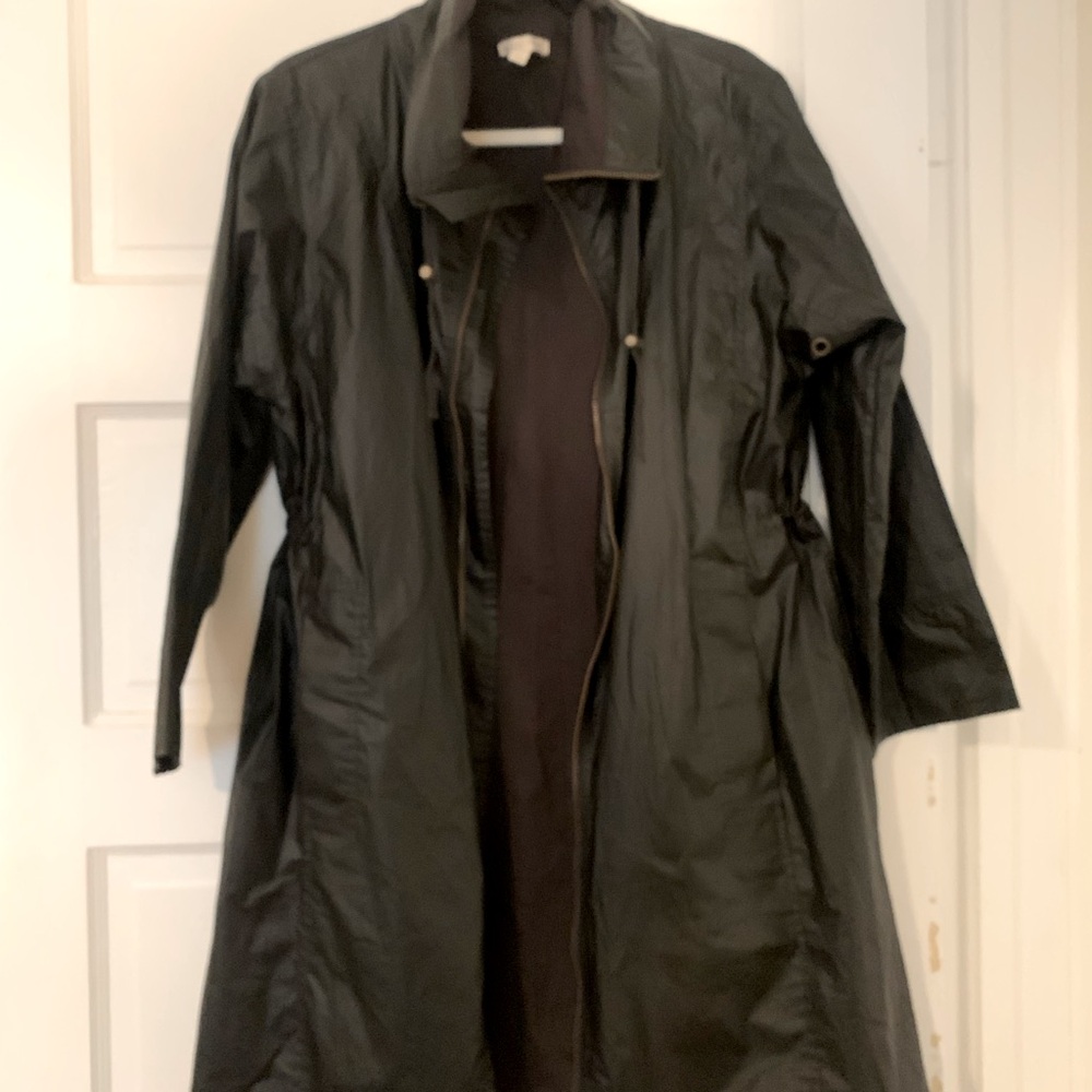 Eileen Fisher Coat  100% Organic Cotton Raincoat xxs/xs